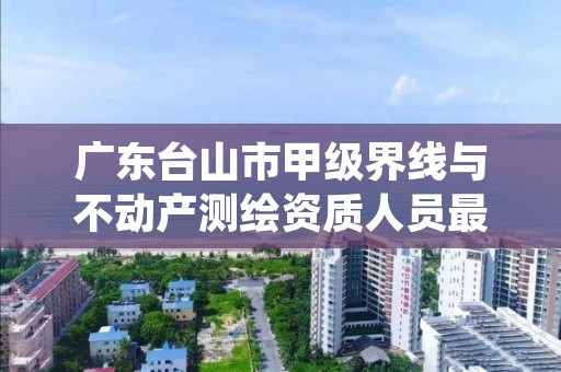 广东台山市甲级界线与不动产测绘资质人员最新要求是多少？