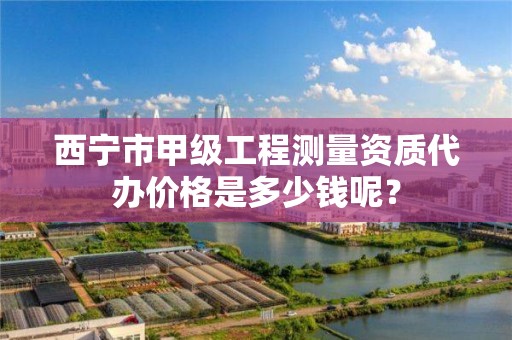 西宁市甲级工程测量资质代办价格是多少钱呢？