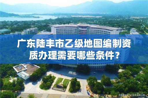 广东陆丰市乙级地图编制资质办理需要哪些条件？