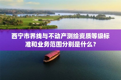 西宁市界线与不动产测绘资质等级标准和业务范围分别是什么？