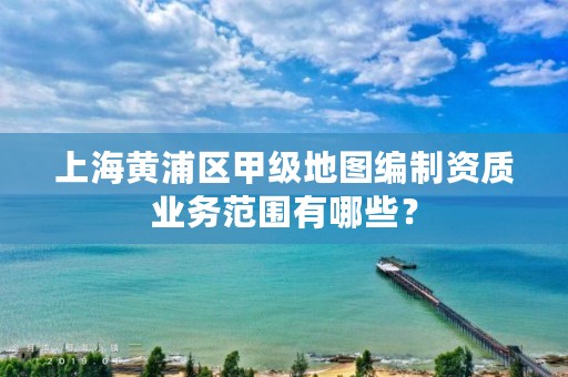 上海黄浦区甲级地图编制资质业务范围有哪些？