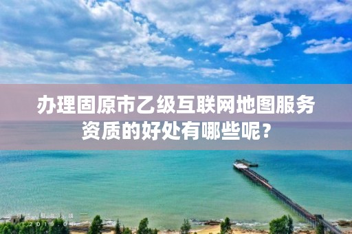 办理固原市乙级互联网地图服务资质的好处有哪些呢？