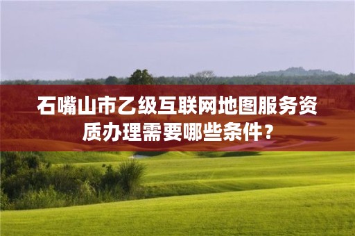 石嘴山市乙级互联网地图服务资质办理需要哪些条件？