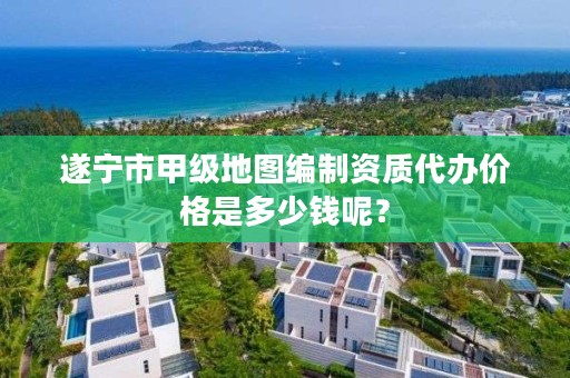 遂宁市甲级地图编制资质代办价格是多少钱呢？