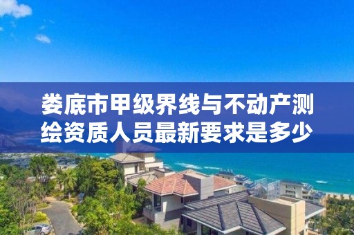 娄底市甲级界线与不动产测绘资质人员最新要求是多少？