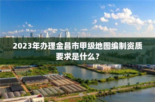 2023年办理金昌市甲级地图编制资质要求是什么？