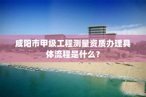 咸阳市甲级工程测量资质办理具体流程是什么？