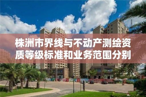 株洲市界线与不动产测绘资质等级标准和业务范围分别是什么？