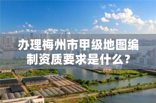 办理梅州市甲级地图编制资质要求是什么？