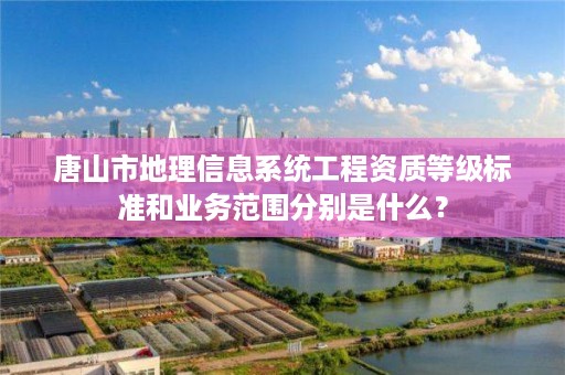 唐山市地理信息系统工程资质等级标准和业务范围分别是什么？