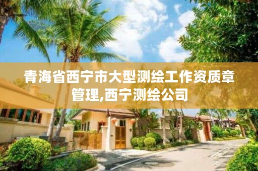 青海省西宁市大型测绘工作资质章管理,西宁测绘公司