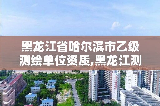 黑龙江省哈尔滨市乙级测绘单位资质,黑龙江测绘公司乙级资质