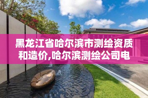 黑龙江省哈尔滨市测绘资质和造价,哈尔滨测绘公司电话