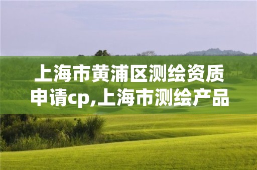 上海市黄浦区测绘资质申请cp,上海市测绘产品质量