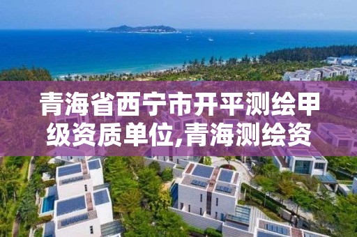 青海省西宁市开平测绘甲级资质单位,青海测绘资质办理