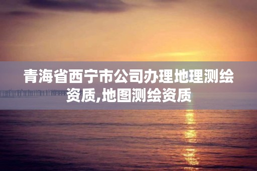 青海省西宁市公司办理地理测绘资质,地图测绘资质