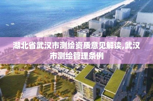 湖北省武汉市测绘资质意见解读,武汉市测绘管理条例