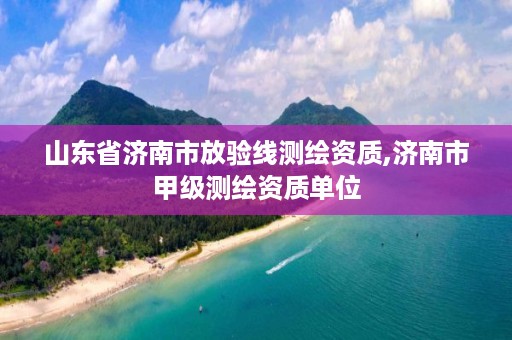 山东省济南市放验线测绘资质,济南市甲级测绘资质单位