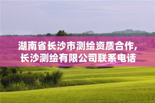 湖南省长沙市测绘资质合作,长沙测绘有限公司联系电话