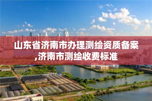 山东省济南市办理测绘资质备案,济南市测绘收费标准