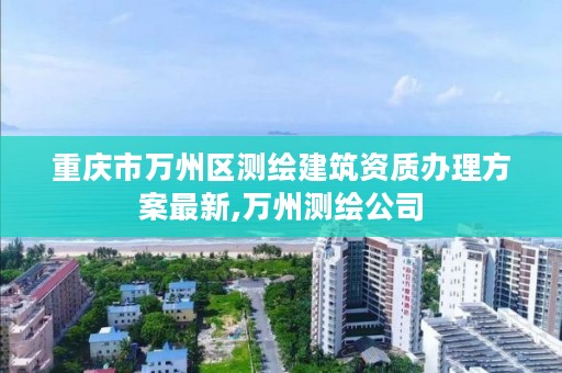 重庆市万州区测绘建筑资质办理方案最新,万州测绘公司