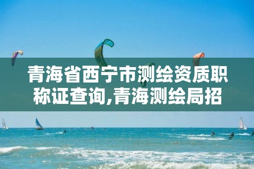 青海省西宁市测绘资质职称证查询,青海测绘局招聘