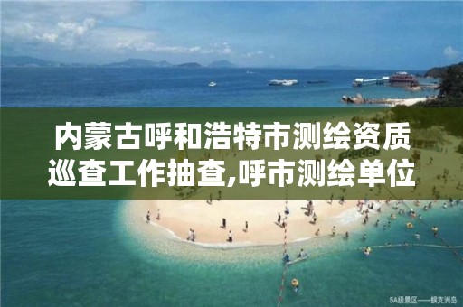 内蒙古呼和浩特市测绘资质巡查工作抽查,呼市测绘单位