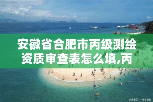 安徽省合肥市丙级测绘资质审查表怎么填,丙级测绘资质证书