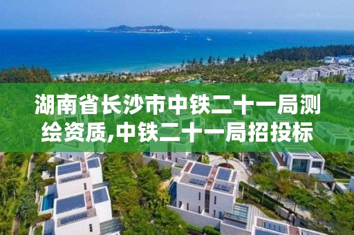 湖南省长沙市中铁二十一局测绘资质,中铁二十一局招投标