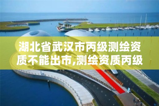 湖北省武汉市丙级测绘资质不能出市,测绘资质丙级人员要求