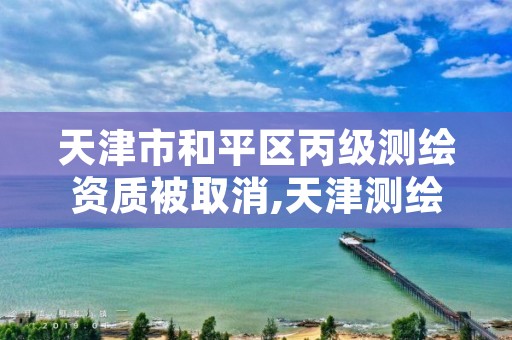 天津市和平区丙级测绘资质被取消,天津测绘院改革方案