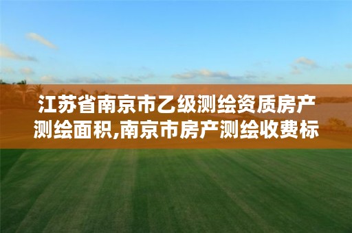 江苏省南京市乙级测绘资质房产测绘面积,南京市房产测绘收费标准