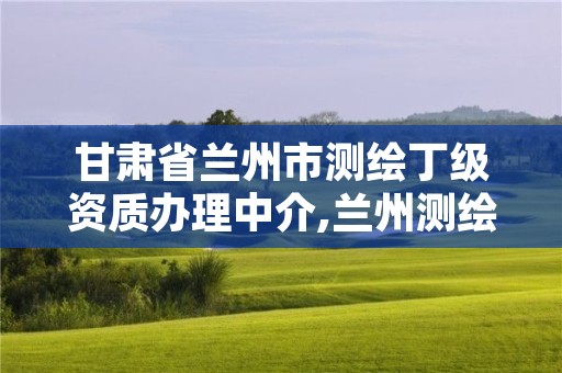 甘肃省兰州市测绘丁级资质办理中介,兰州测绘局招聘