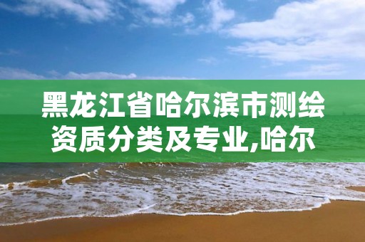 黑龙江省哈尔滨市测绘资质分类及专业,哈尔滨测绘公司有哪些