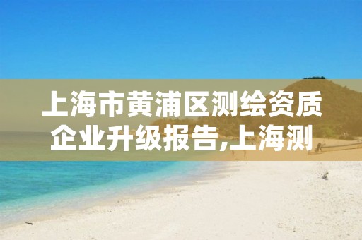 上海市黄浦区测绘资质企业升级报告,上海测绘院改制