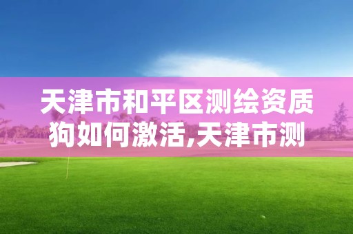 天津市和平区测绘资质狗如何激活,天津市测绘院电话