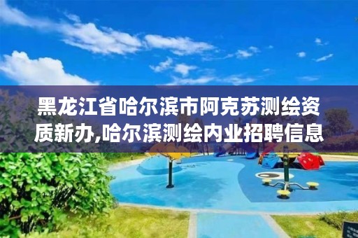 黑龙江省哈尔滨市阿克苏测绘资质新办,哈尔滨测绘内业招聘信息