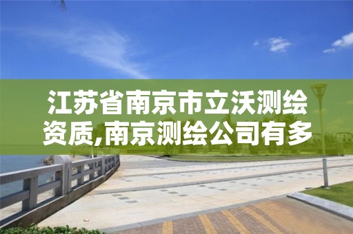 江苏省南京市立沃测绘资质,南京测绘公司有多少家