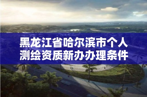 黑龙江省哈尔滨市个人测绘资质新办办理条件,哈尔滨测绘局属于什么单位