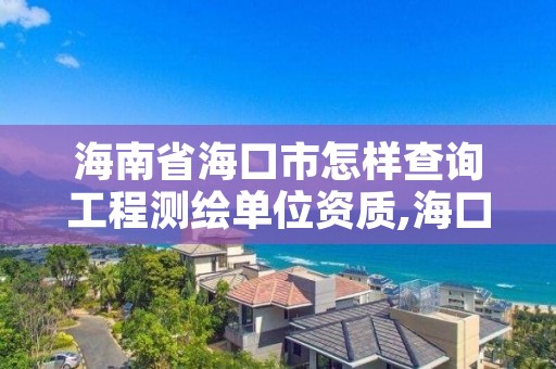 海南省海口市怎样查询工程测绘单位资质,海口测绘局