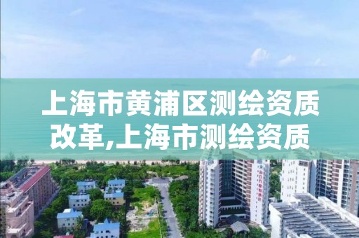 上海市黄浦区测绘资质改革,上海市测绘资质单位名单