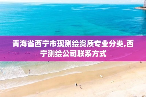 青海省西宁市现测绘资质专业分类,西宁测绘公司联系方式