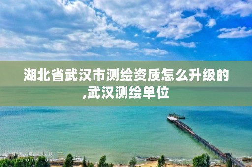 湖北省武汉市测绘资质怎么升级的,武汉测绘单位