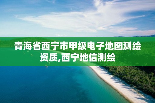 青海省西宁市甲级电子地图测绘资质,西宁地信测绘