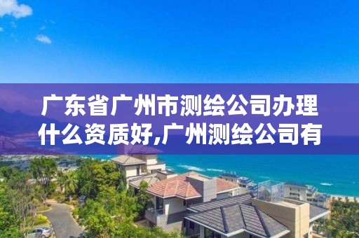 广东省广州市测绘公司办理什么资质好,广州测绘公司有哪些