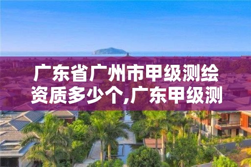 广东省广州市甲级测绘资质多少个,广东甲级测绘单位