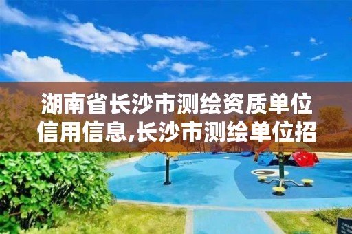 湖南省长沙市测绘资质单位信用信息,长沙市测绘单位招聘