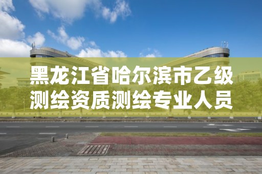 黑龙江省哈尔滨市乙级测绘资质测绘专业人员,哈尔滨测绘局工资怎么样