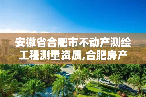 安徽省合肥市不动产测绘工程测量资质,合肥房产测绘公司