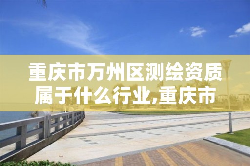 重庆市万州区测绘资质属于什么行业,重庆市测绘资质管理办法